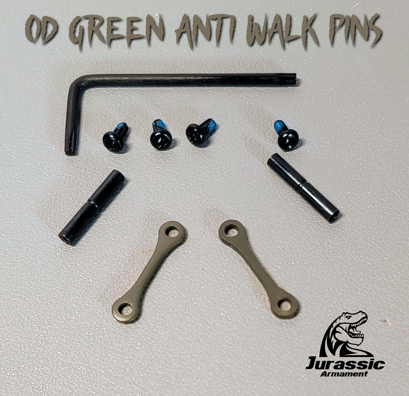 Magpul OD Green Anti Walk Pin set for AR15 ANTI-ROTATIONAL Trigger