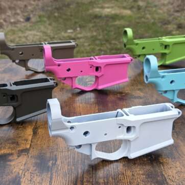 Cerakoted Lower Receiver Stripped ANY COLOR AR15 AR 15 BILLET