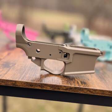 FDE FLAT DARK EARTH BILLET LOWER RECEIVER ALUMINUM AR15 Stripped 5.56 223 300 blackout